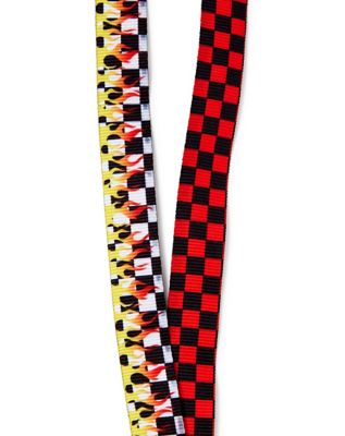 Savage Checkered Flame Lanyard