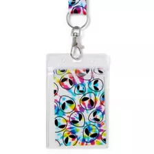 Tie-Dye Alien Lanyard at Spencer's