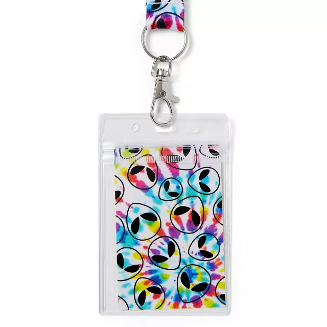 Tie-Dye Alien Lanyard at Spencer's