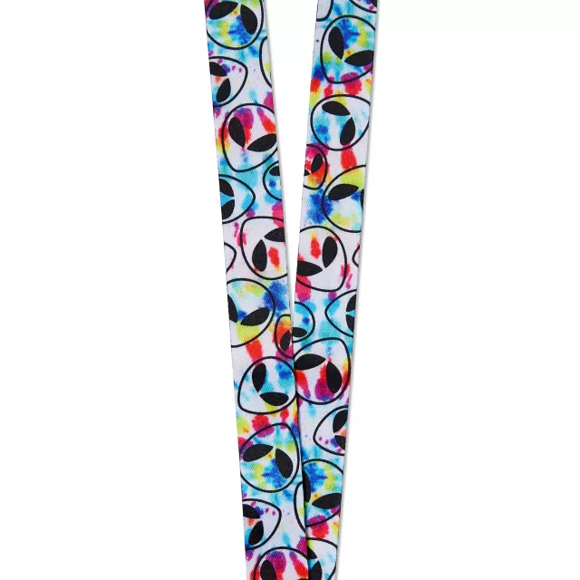 Tie-Dye Alien Lanyard at Spencer's