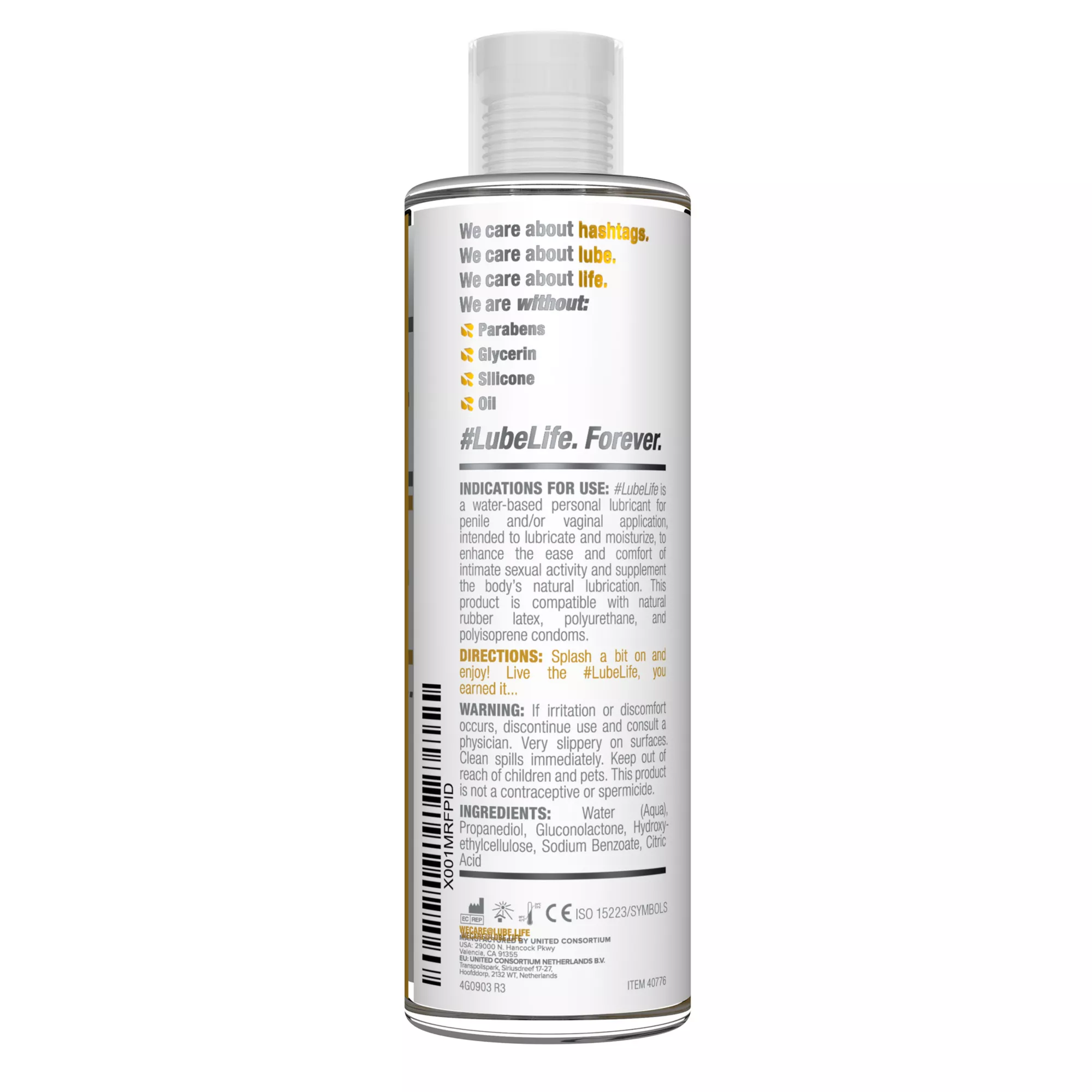 Water-Based Lube - 8 oz. at Spencer's