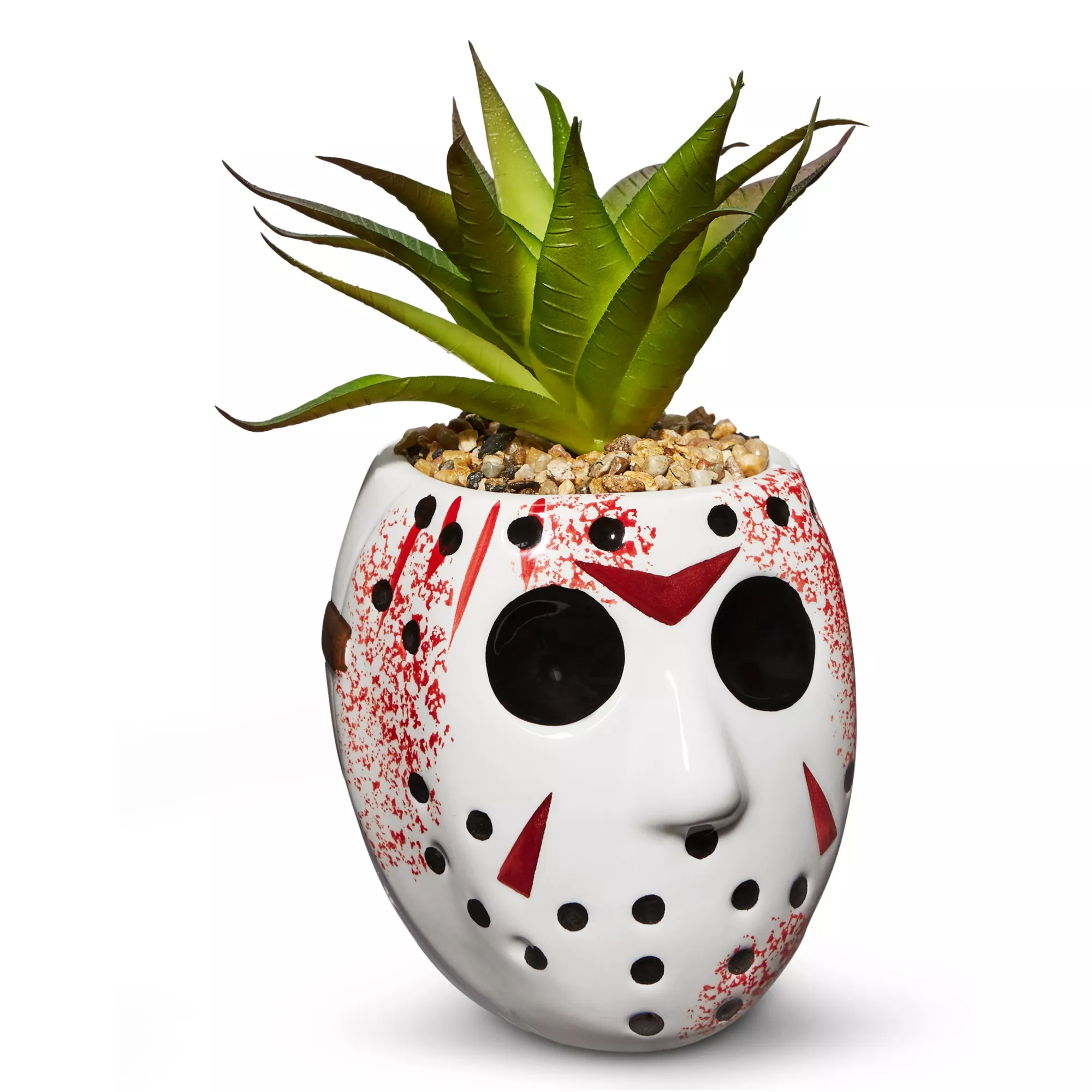 Jason Voorhees Mask Large Planter - Friday the 13th at Spencer's