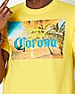 Corona Beach T Shirt