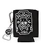 Poison Symbol Can Cooler and Bottle Opener