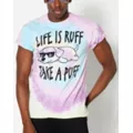 Tie Dye Take A Puff T Shirt at Spencer's