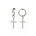 Cross Fake Dangle Earrings at Spencer's