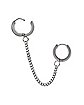 Chain Double Earring - 18 Gauge