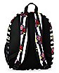 Roses Striped Backpack