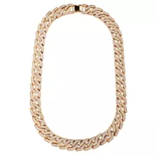 Goldplated Glitter Chain Necklace at Spencer's