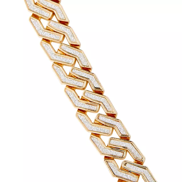 Goldplated Glitter Chain Necklace at Spencer's