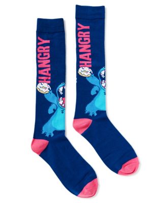 Hangry Stitch Knee High Socks - Lilo & Stitch - Spencer's