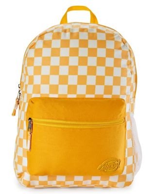 Yellow checkered vans discount backpack