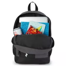 Black and Gray Vertical Logo Backpack - Champion at Spencer's