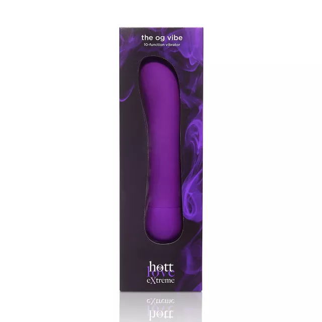 Purple OG Waterproof G-Spot Wand Vibrator 8 Inch - Hott love Extreme at Spencer's