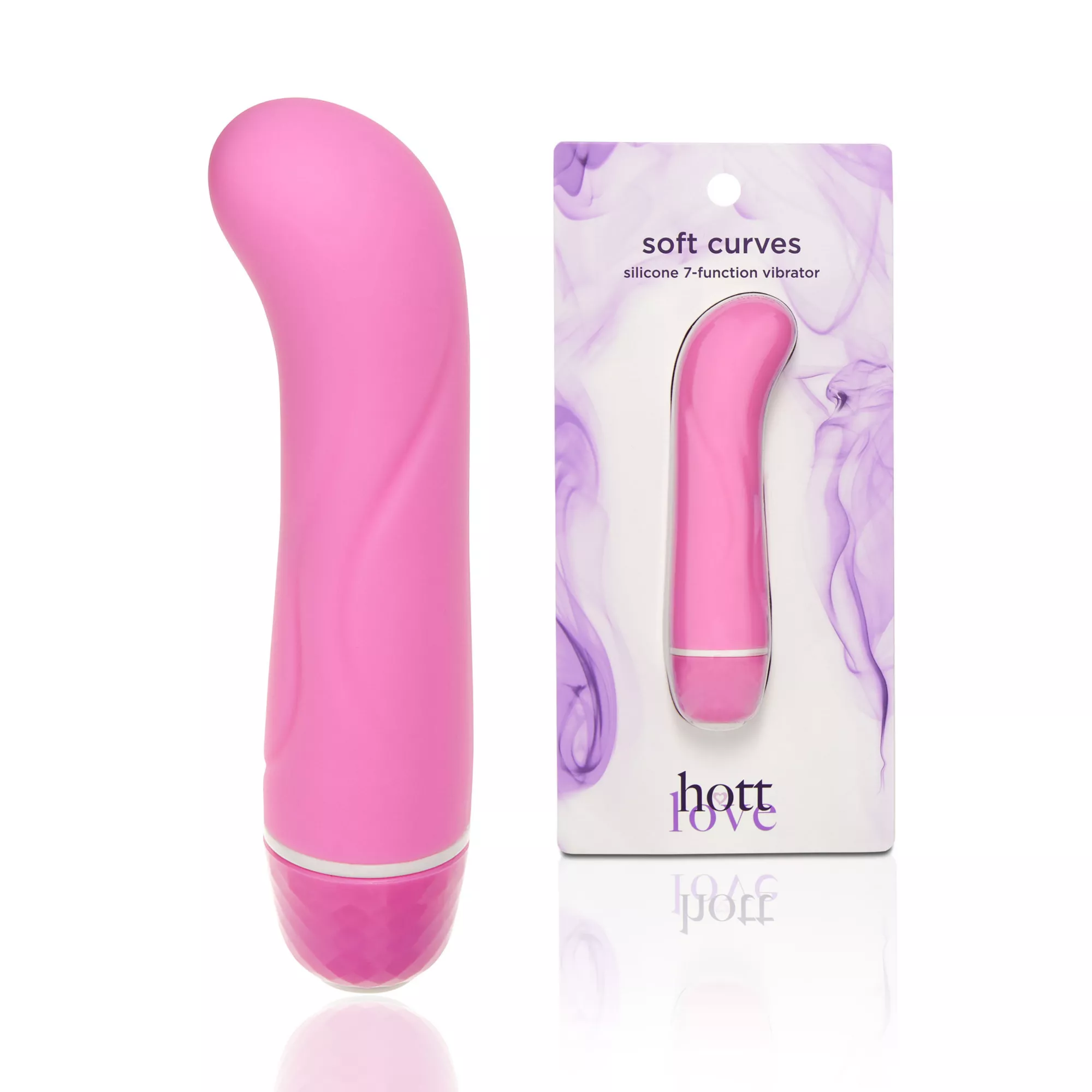 Soft Curves Multi-Function Waterproof G Spot Vibrator 5 Inch Pink - Hott Love