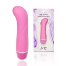 Soft Curves Multi-Function Waterproof G Spot Vibrator 5 Inch Pink - Hott Love at Spencer's