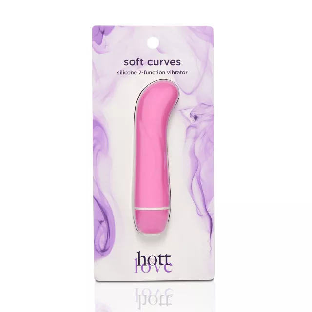 Soft Curves Multi-Function Waterproof G Spot Vibrator 5 Inch Pink - Hott Love at Spencer's