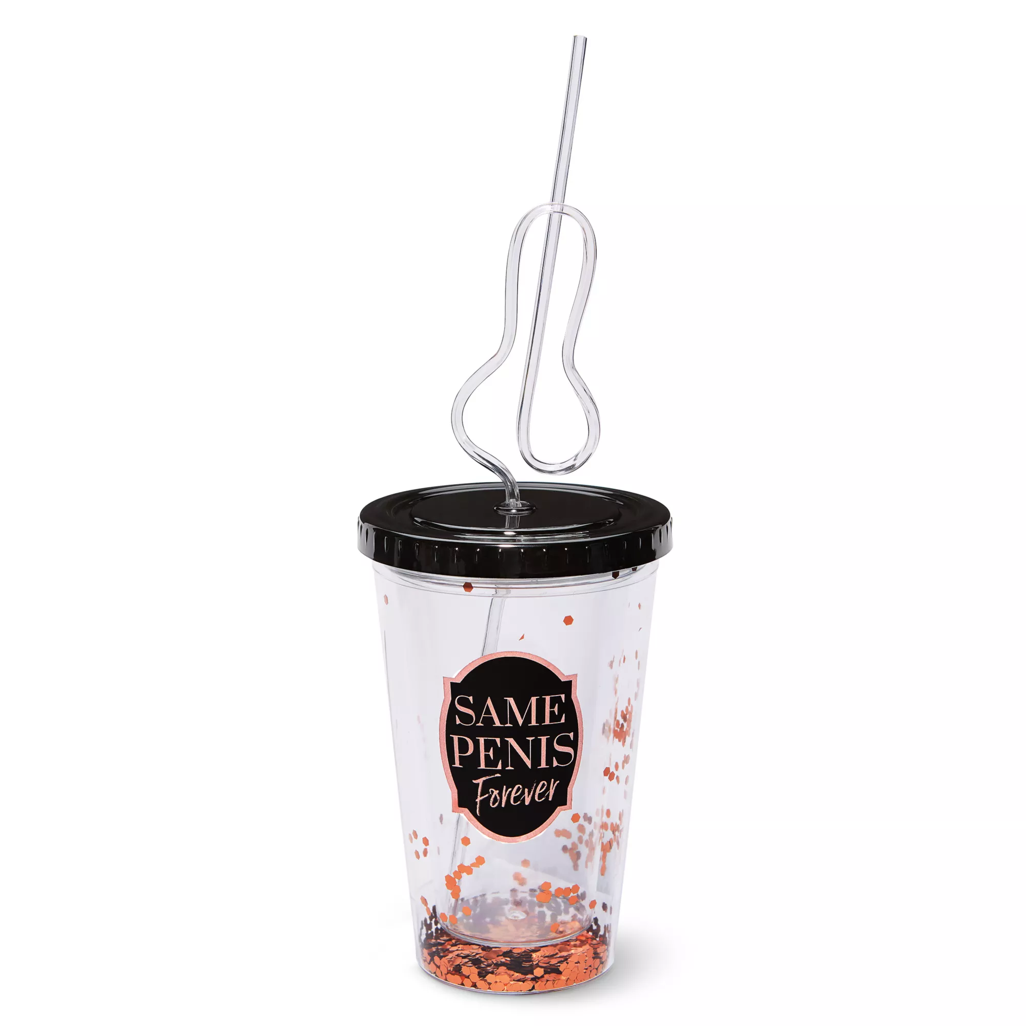 Same Penis Forever Cup With Straw - 10 oz. at Spencer's