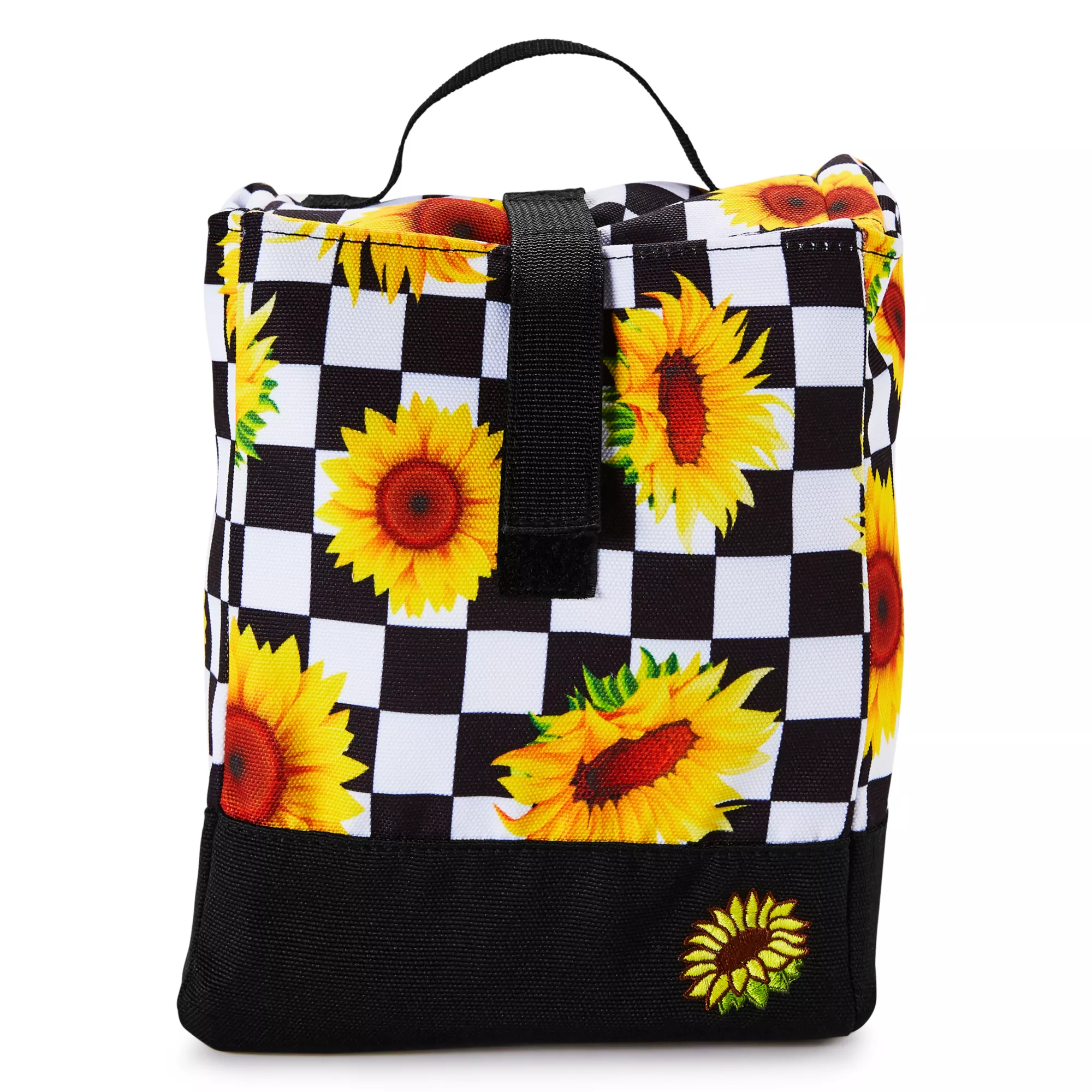 Checkered Sunflower Lunch Box at Spencer's