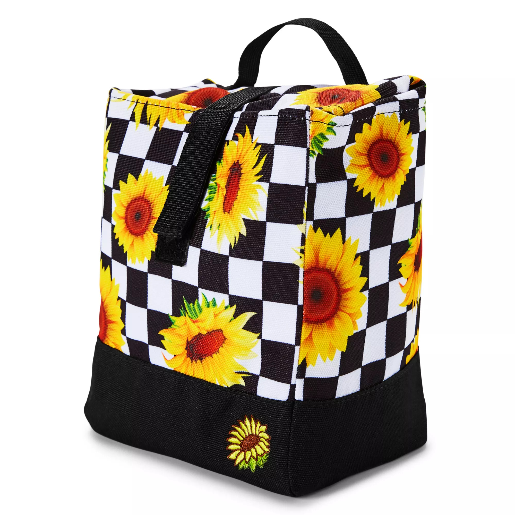 Checkered Sunflower Lunch Box at Spencer's
