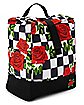 Checkered Rose Lunch Box