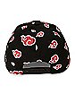 Naruto Red Cloud Snapback Hat