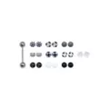 Multi-Pack Barbell with Black and White Extra Balls - 14 Gauge at Spencer's