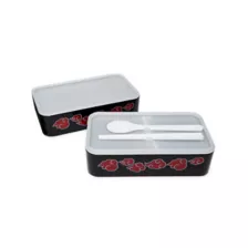 Naruto Black and Red Bento Box at Spencer's