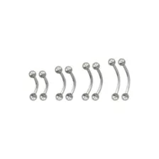 Multi-Pack Curved Barbells 4 Pair - 16 Gauge at Spencer's