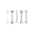 Multi-Pack Glow In The Dark Barbells 5 Pack - 14 Gauge at Spencer's