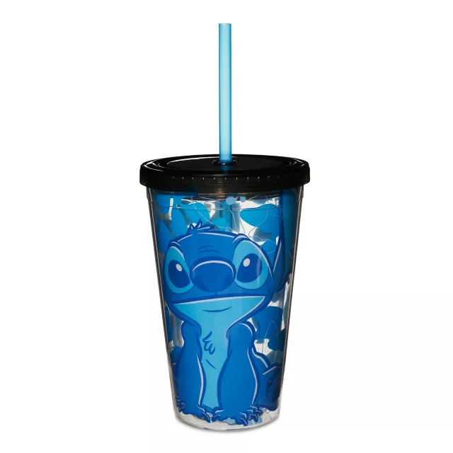Aloha Stitch Cold Cup with Straw and Cubes 16 oz. - Disney at Spencer's
