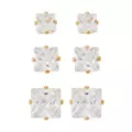 Multi-Pack CZ Square Stud Earrings - 20 Gauge at Spencer's