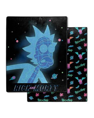 Hologram Rick Double Sided Fleece Blanket - Rick and Morty