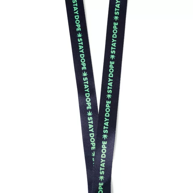 Stay Dope Leaf Lanyard with Pouch at Spencer's