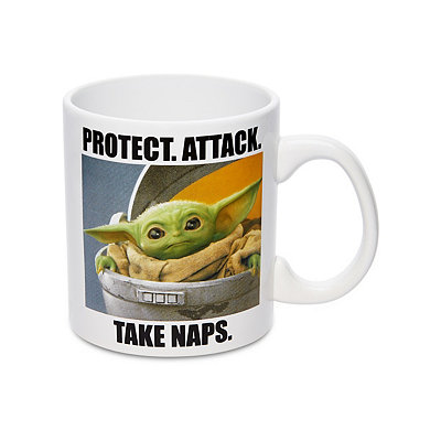 Star Wars The Mandalorian Baby Yoda Grogu Face Head Ceramic Coffee Tea Mug  Cup