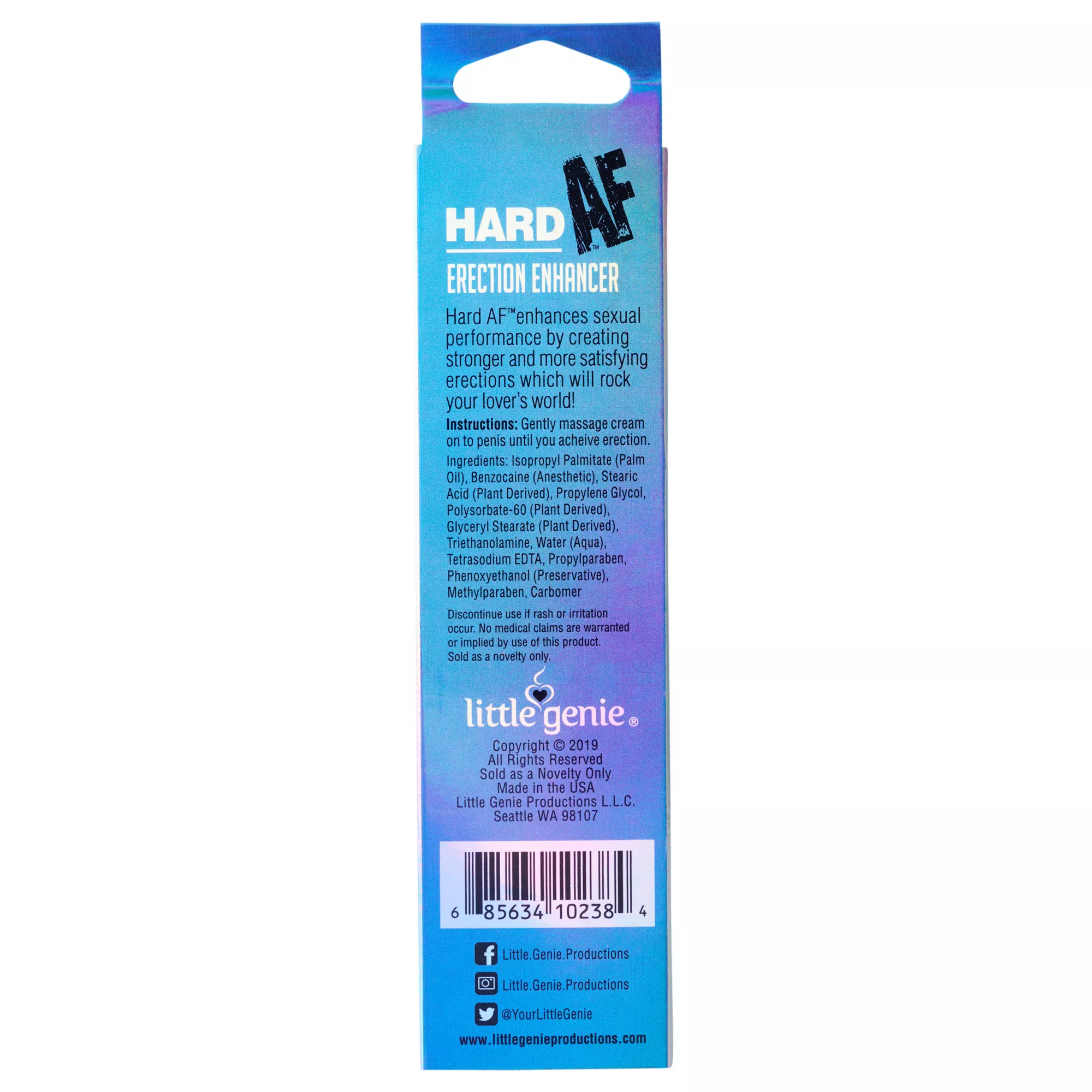 Hard AF Erection Enhancing Cream - 1.5 oz. at Spencer's