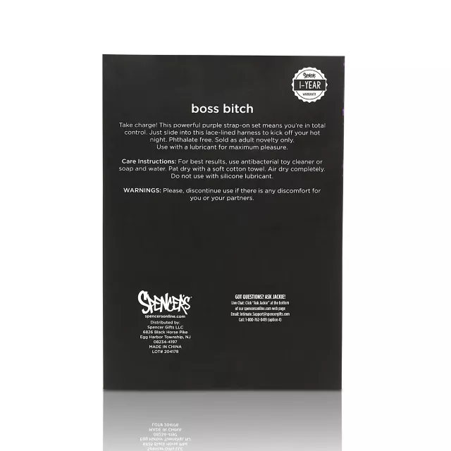 Boss Bitch Strap-On Dildo and Harness Set 6.5 inch - Hott Love Extreme at Spencer's