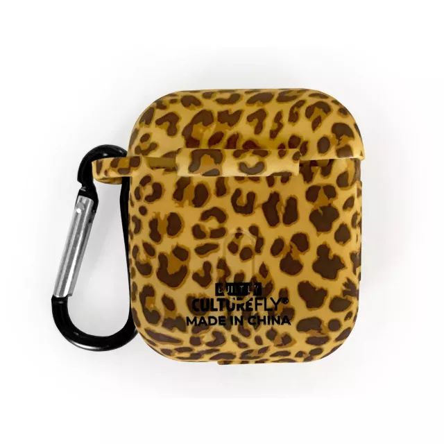 Leopard Print Earbud Case at Spencer's