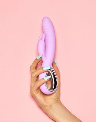 Thrill Multi-Function Rechargeable Waterproof Rabbit Vibrator 8.75 Inch - Oona