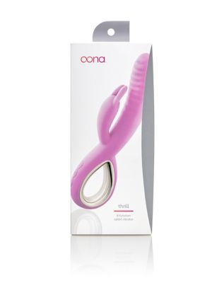 Thrill 2.0 Multi-Function Rechargeable Waterproof Rabbit Vibrator 9 Inch - Oona
