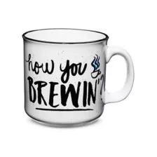 How You Brewin' Coffee Mug 20 oz. - Friends at Spencer's