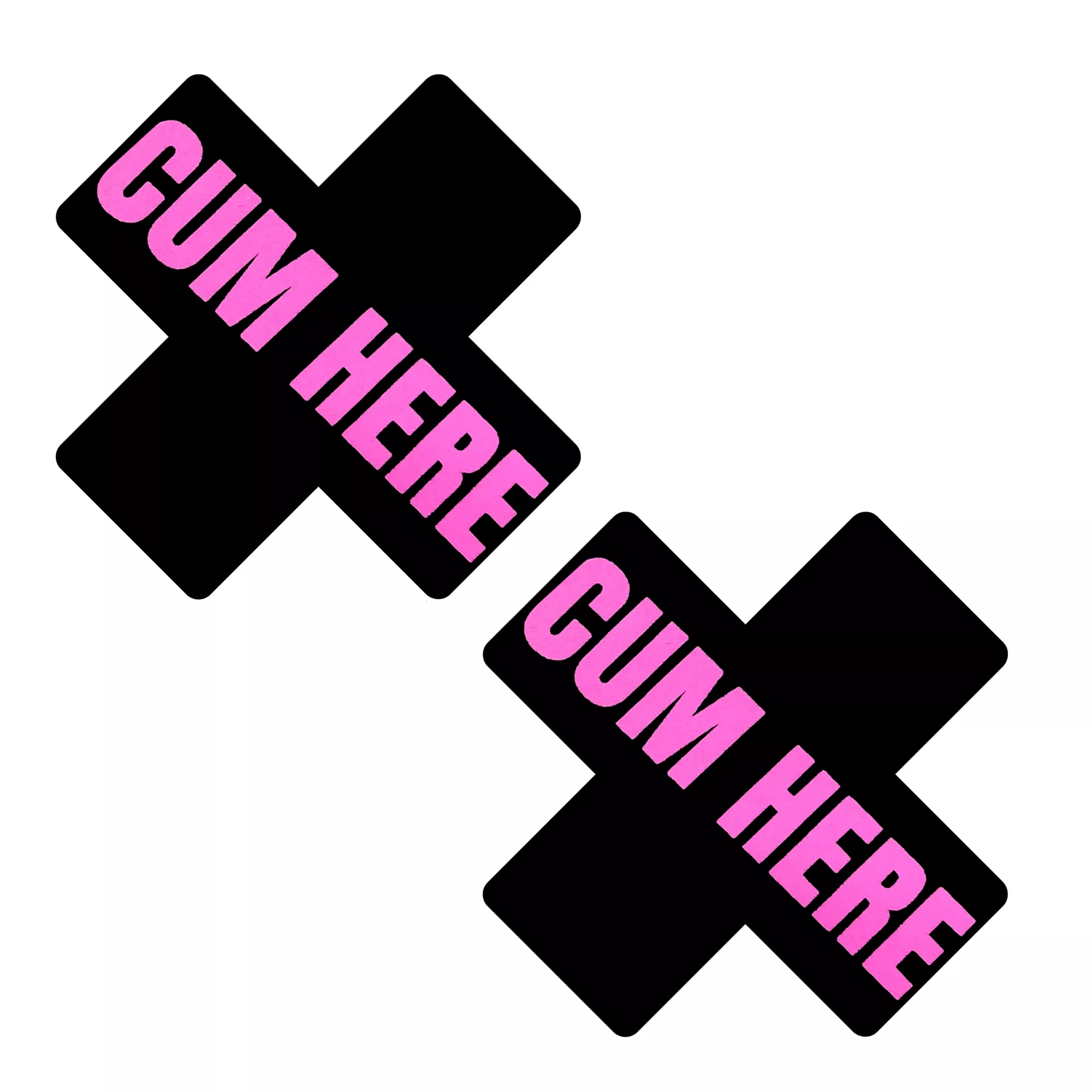 Glow in the Dark Cum Here Nipple Pasties at Spencer's