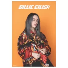 Billie Eilish Orange Poster at Spencer's