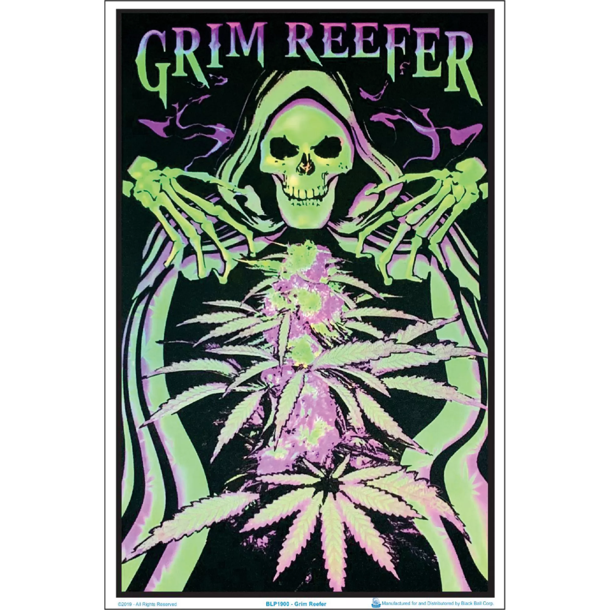 Grim Reefer Black Light Poster at Spencer's