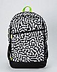 Black and White Neff Backpack