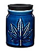 Blue Leaf Stash Jar