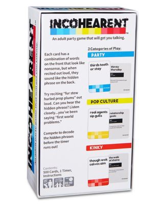 Incohearent Card Game - Spencer's