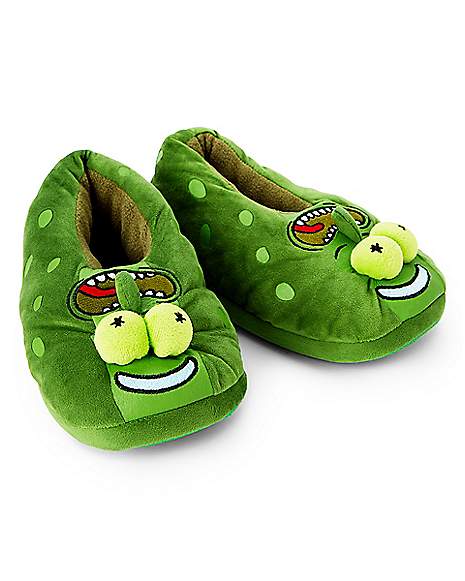 Rick and Morty Pickle Rick Mens Slippers 