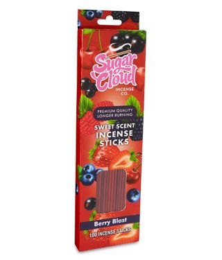 Sugar Cloud Berry Blast Incense Sticks - 100 Pack