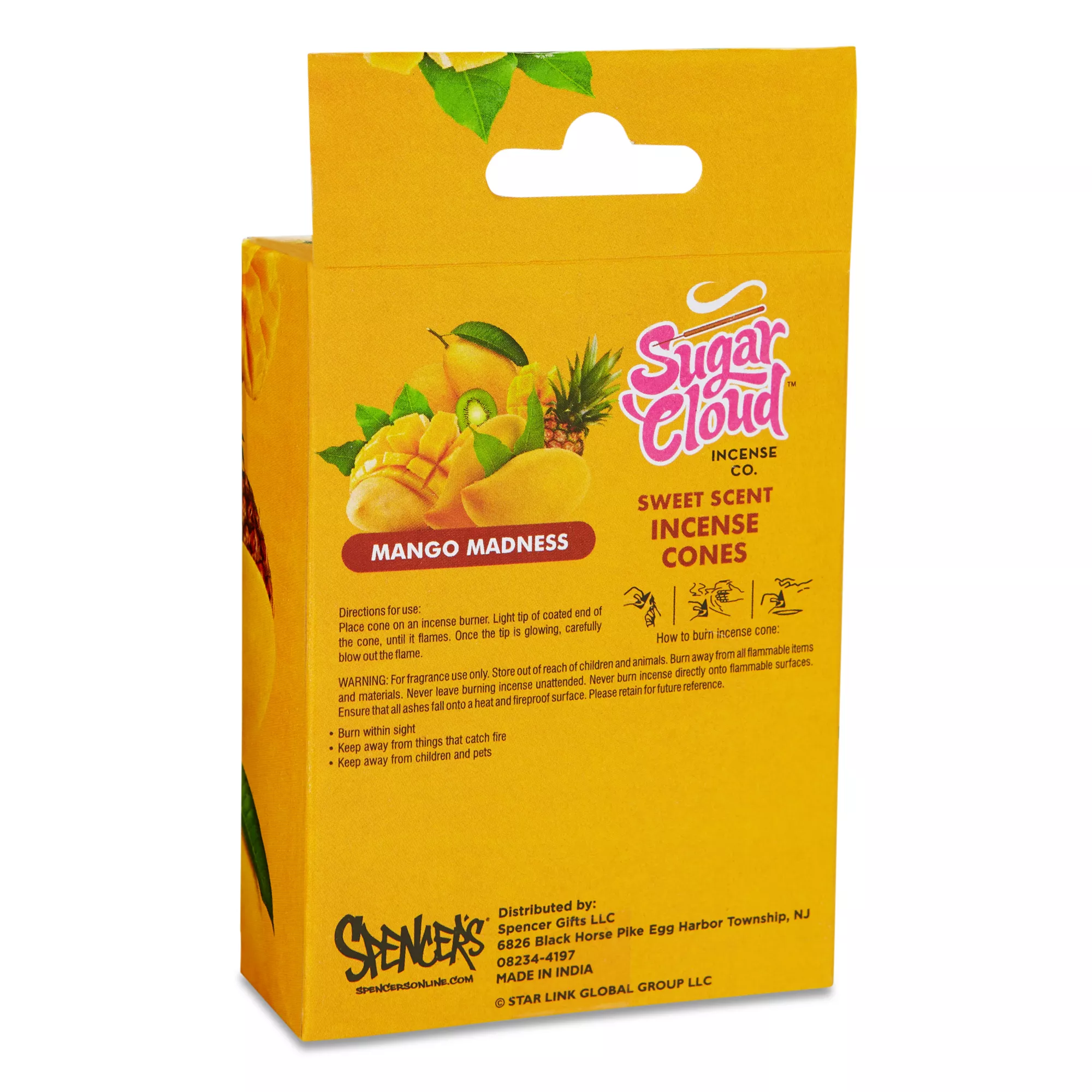 Mango Madness Incense Cones 50 Pack – Sugar Cloud at Spencer's